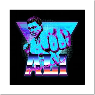 Muhammad ALi RETROPUNK Posters and Art